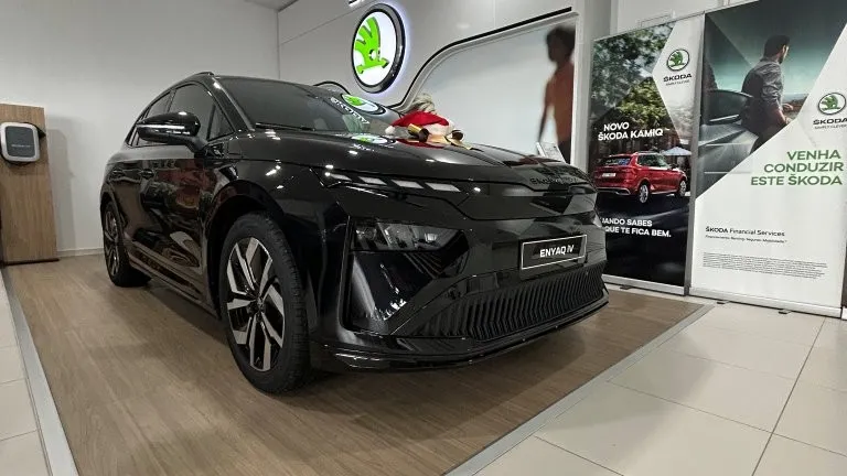 Imagem de um Enyaq Sportline 85 82kW